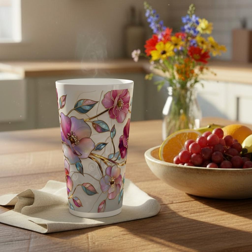 Latte 17oz Ceramic Mug - Coffee or Tea Cup, Extra Tall