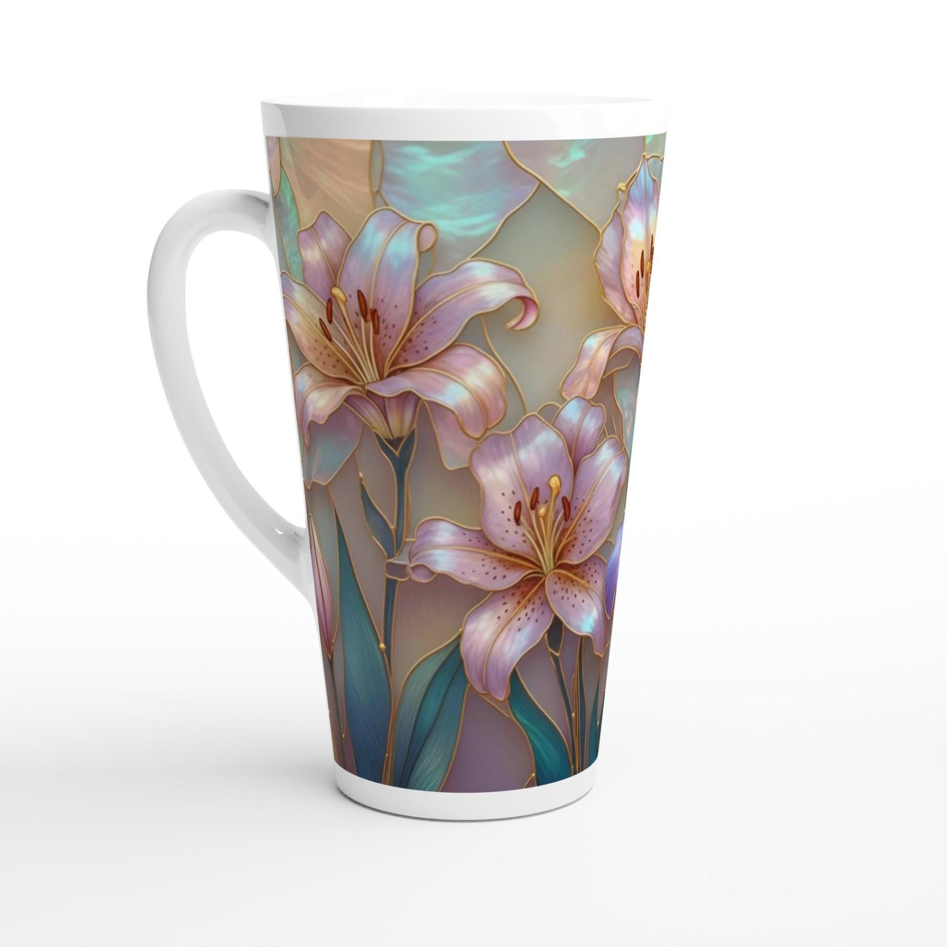 Latte 17oz Ceramic Mug - Coffee or Tea Cup, Extra Tall