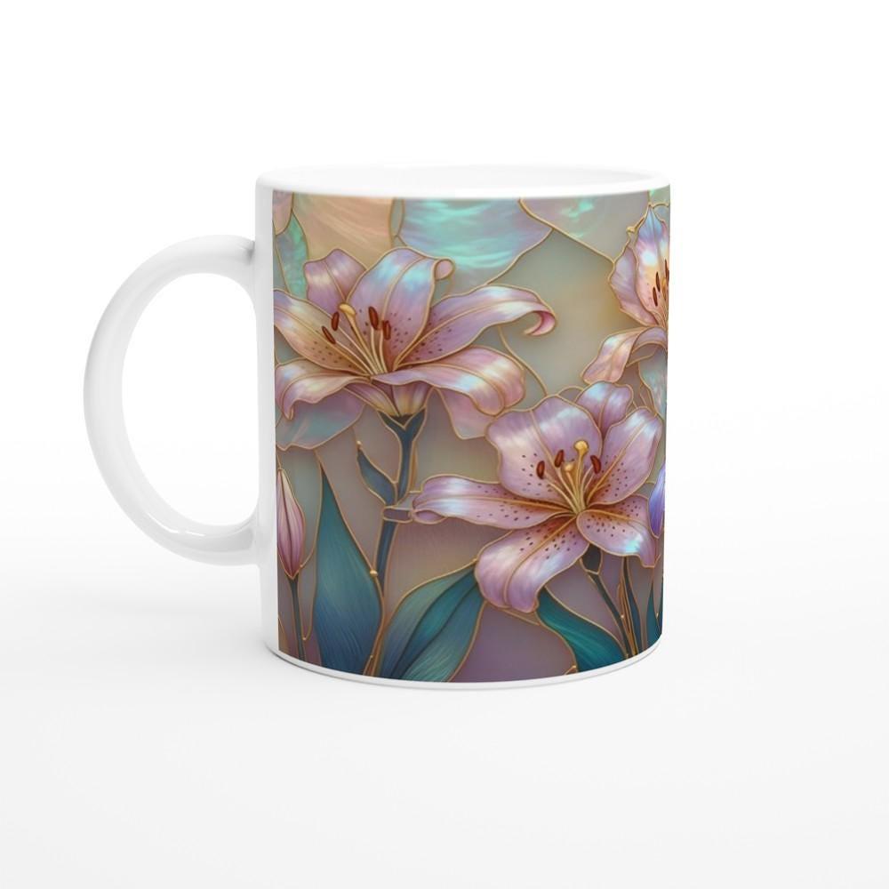 Floral Cups -  Large and Small Ceramic Mugs