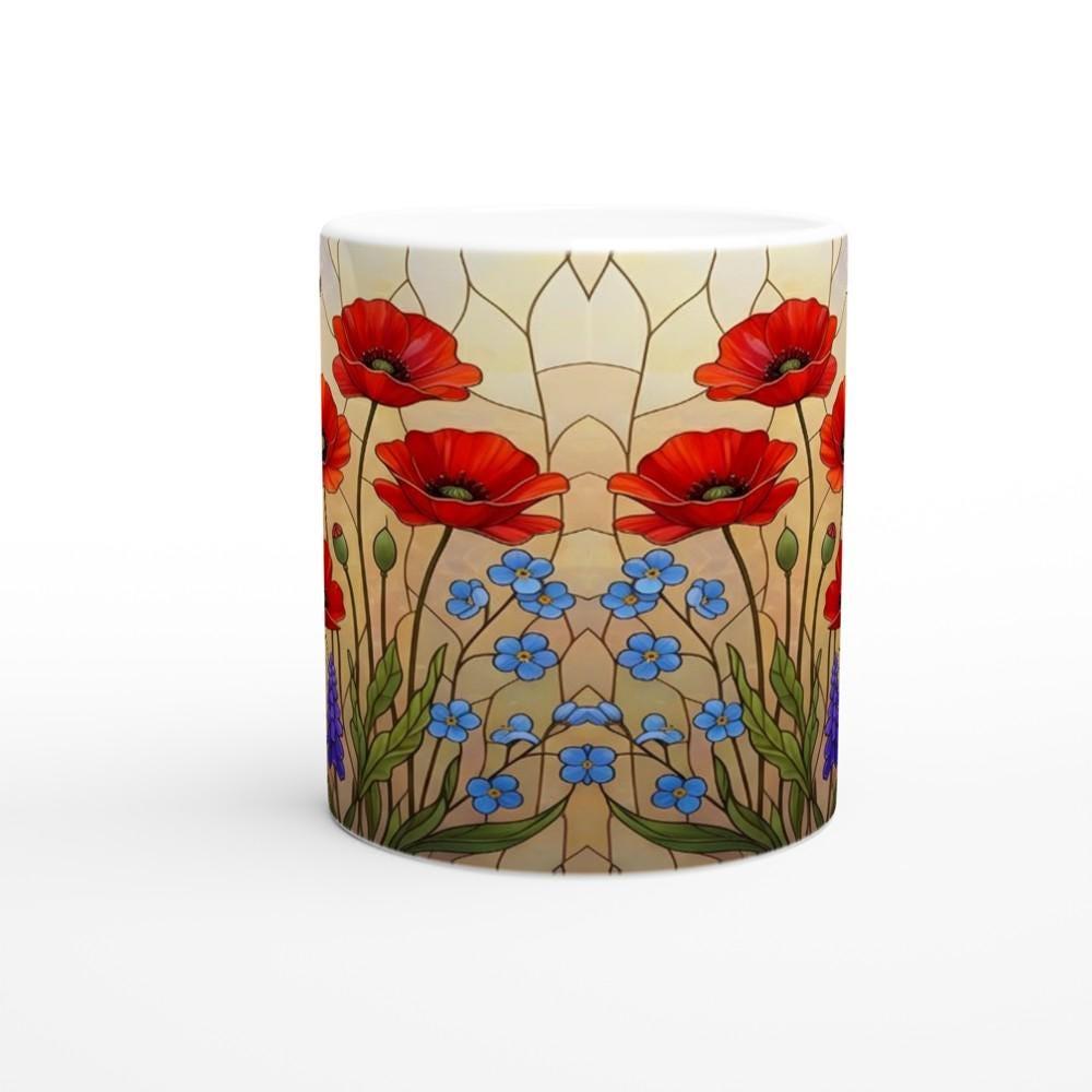 Floral Cups -  Large and Small Ceramic Mugs