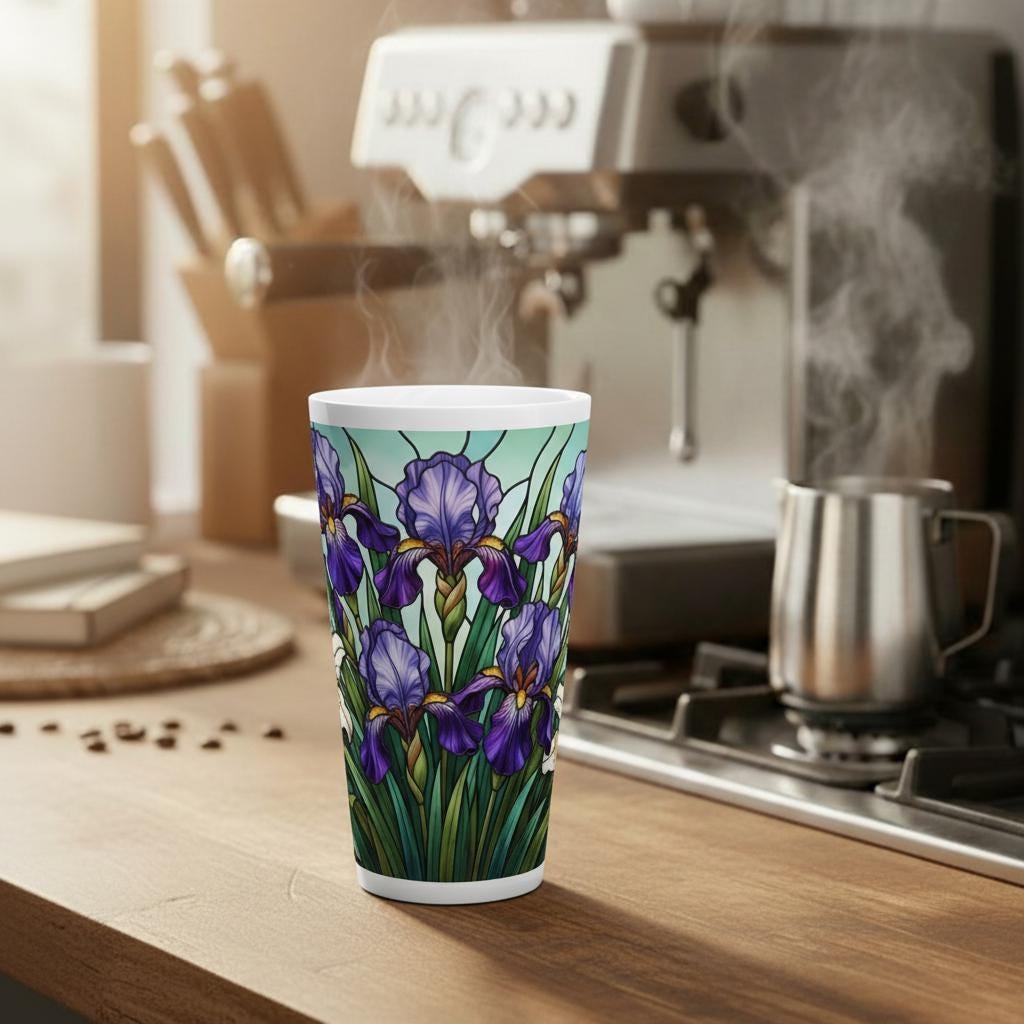 Latte 17oz Ceramic Mug - Coffee or Tea Cup, Extra Tall