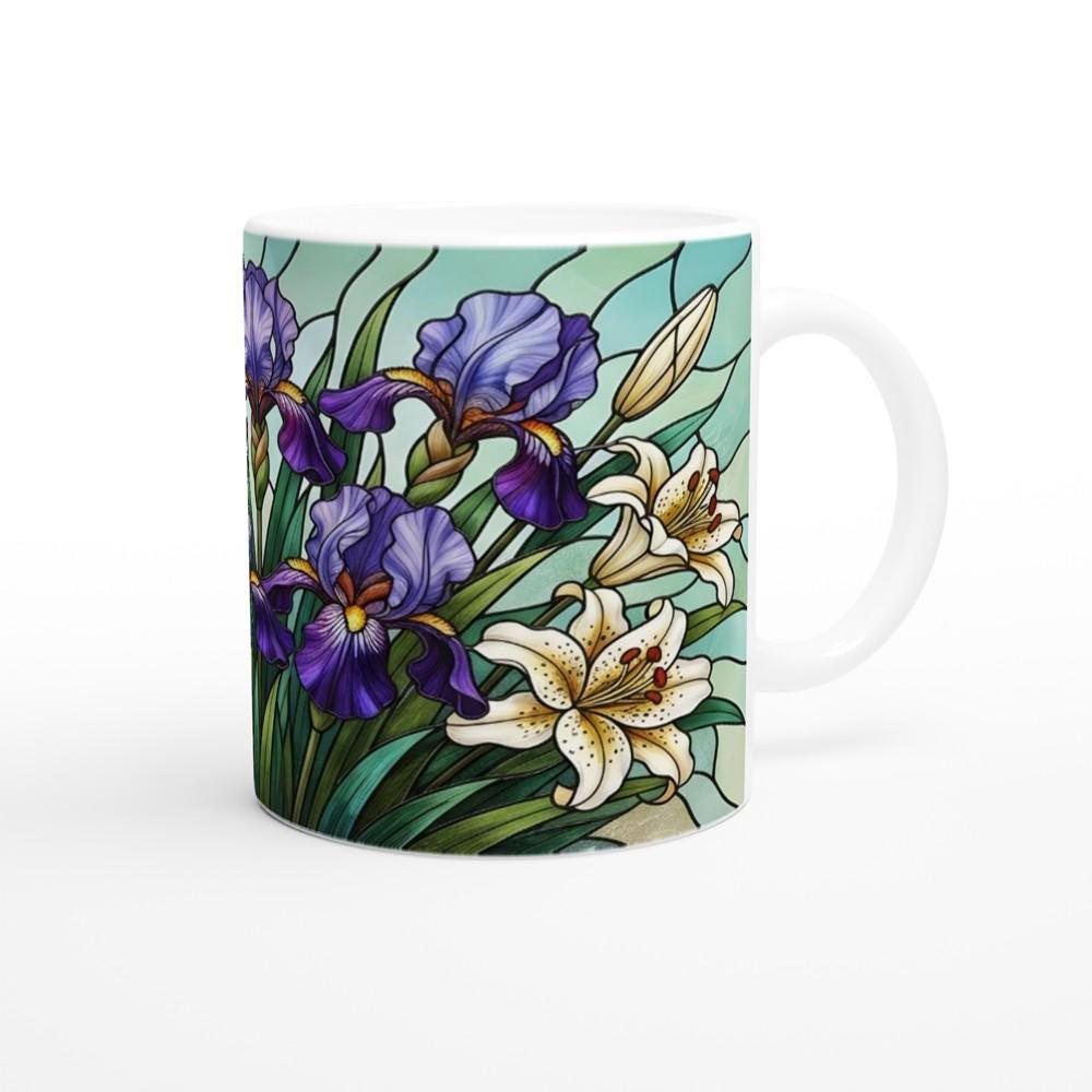 Floral Cups -  Large and Small Ceramic Mugs