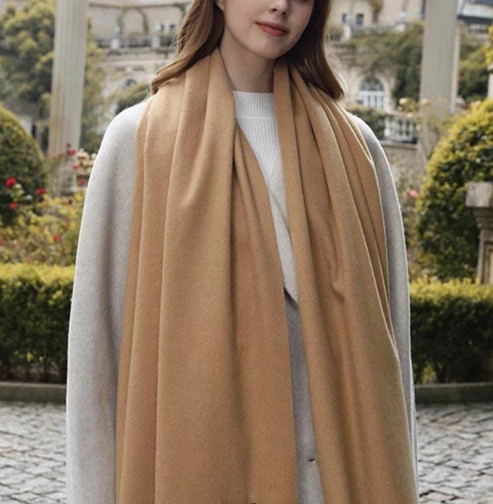 Blanket Shawl - Thick Wide Scarf - Super Soft Wrap