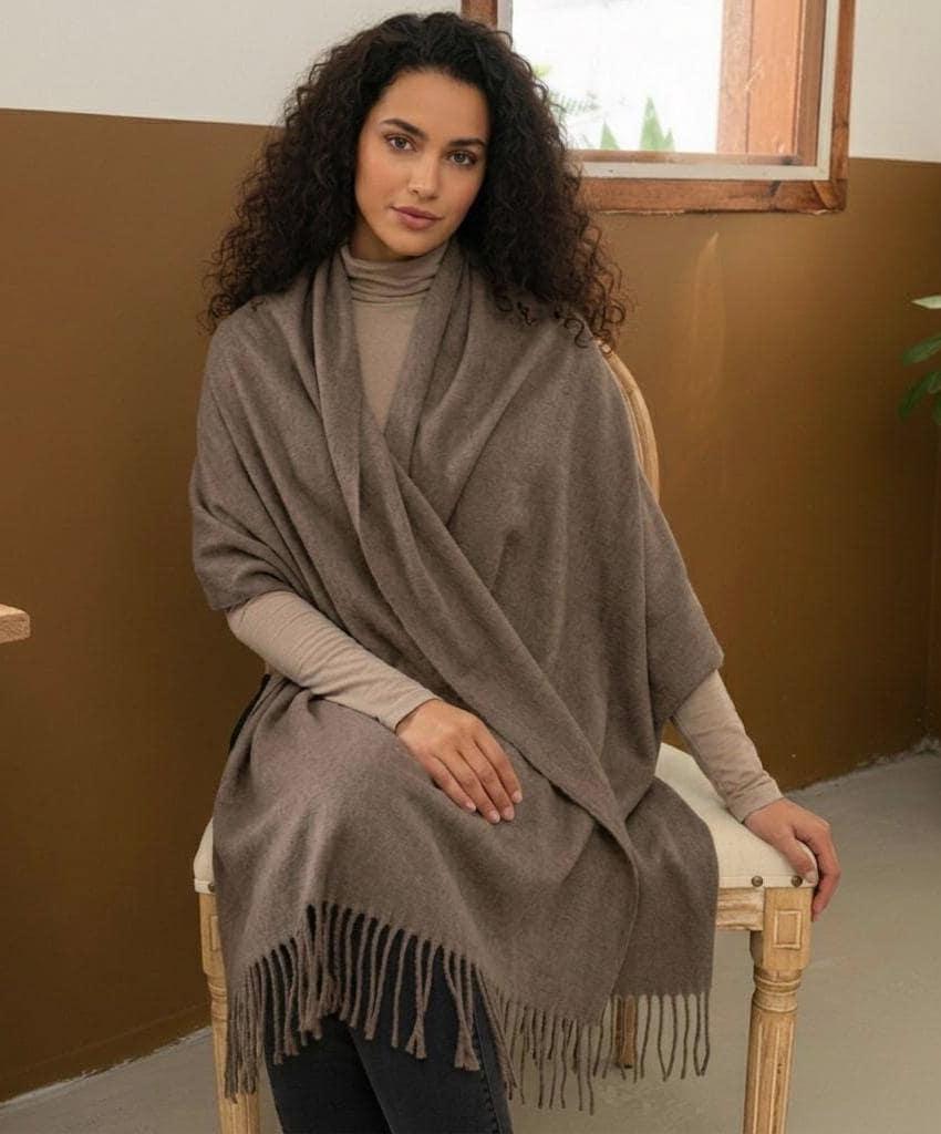 Blanket Shawl - Thick Wide Scarf - Super Soft Wrap