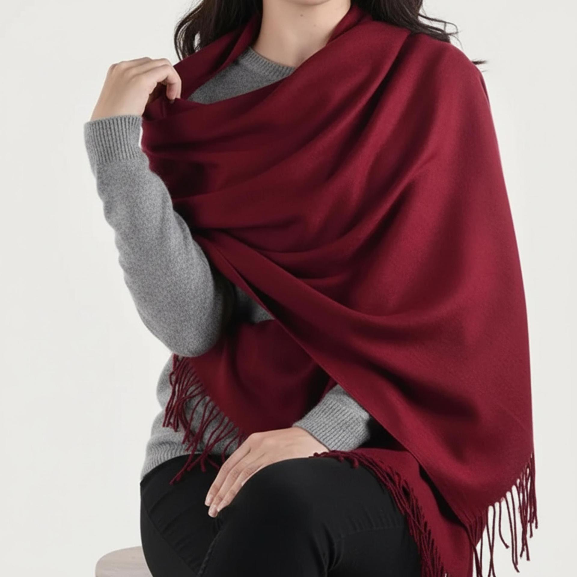 Rayon Pashmina, Blanket Shawl, Wide Scarf, Head Wrap
