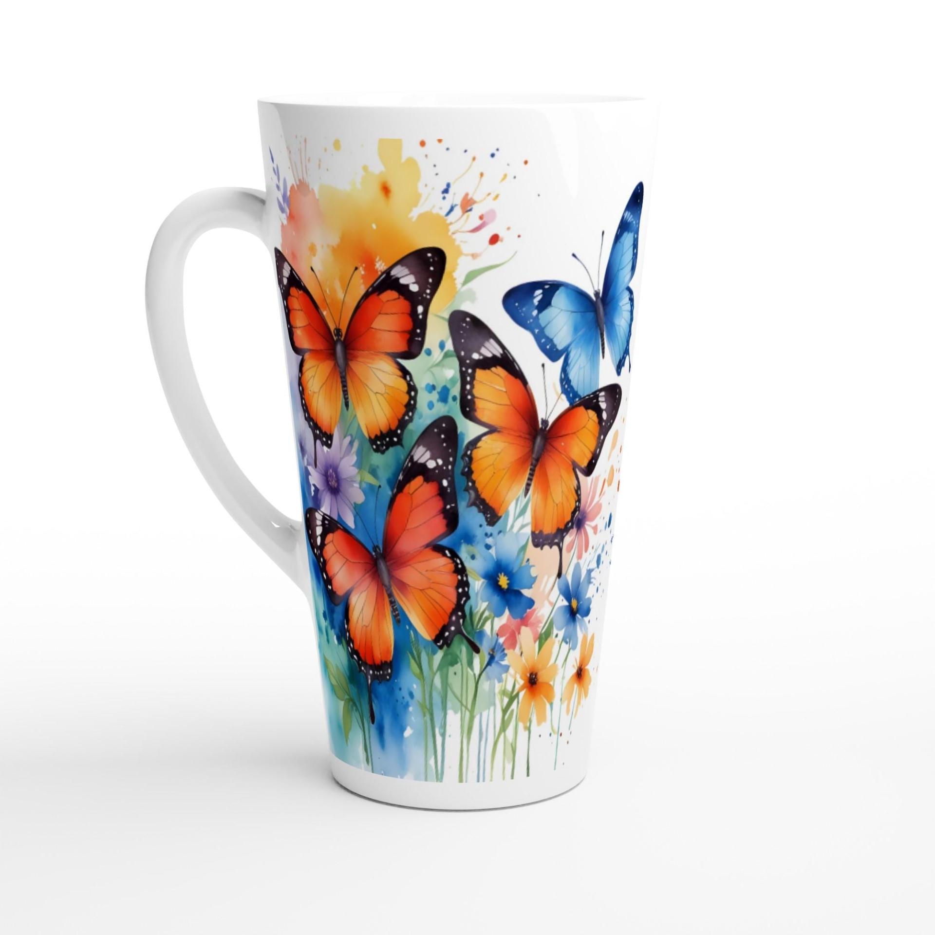 Latte 17oz Ceramic Mug - Coffee or Tea Cup, Extra Tall