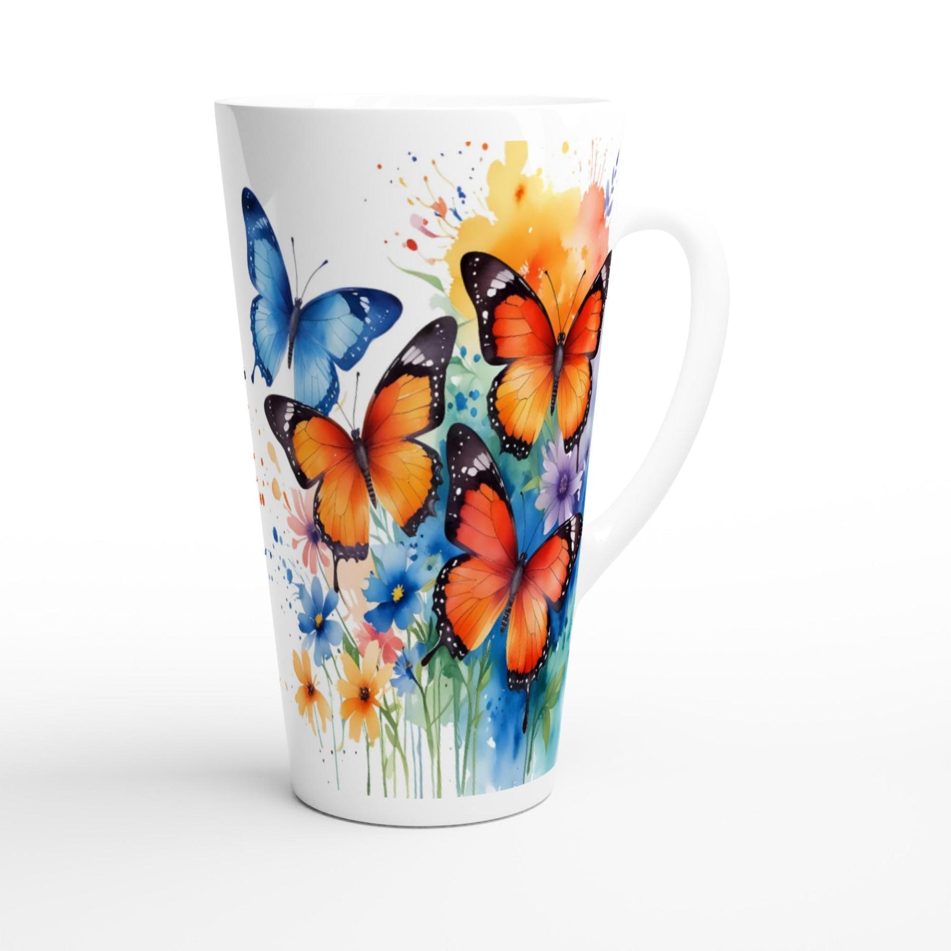 Latte 17oz Ceramic Mug - Coffee or Tea Cup, Extra Tall