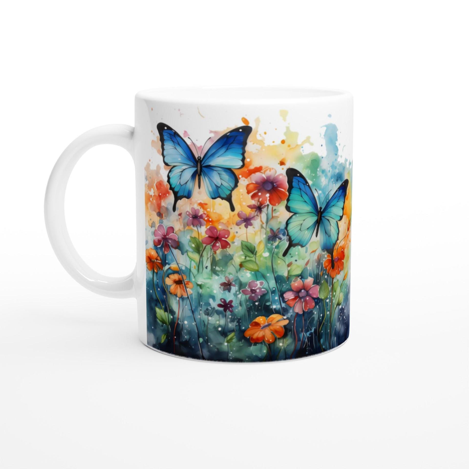 Butterfly - Large and Small Ceramic Mugs