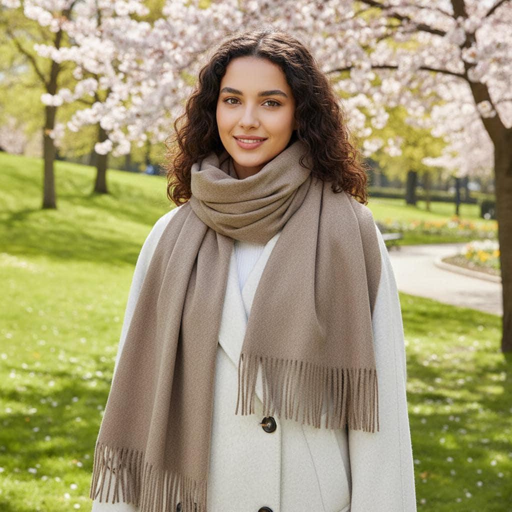 Blanket Shawl - Thick Wide Scarf - Super Soft Wrap