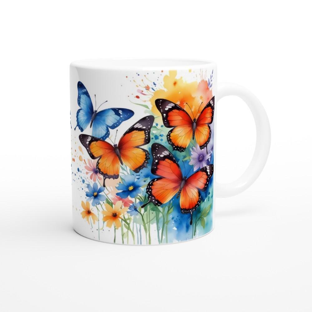 Butterfly - Large and Small Ceramic Mugs