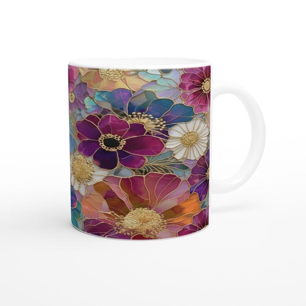 Floral Cups -  Large and Small Ceramic Mugs