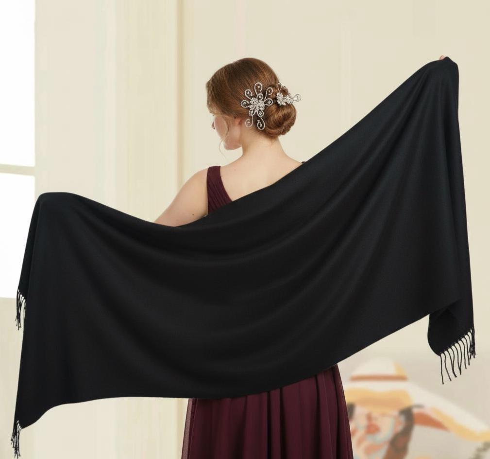 Light Weight Blanket Shawl - 17 Colors - Soft wide Scarf and Wrap