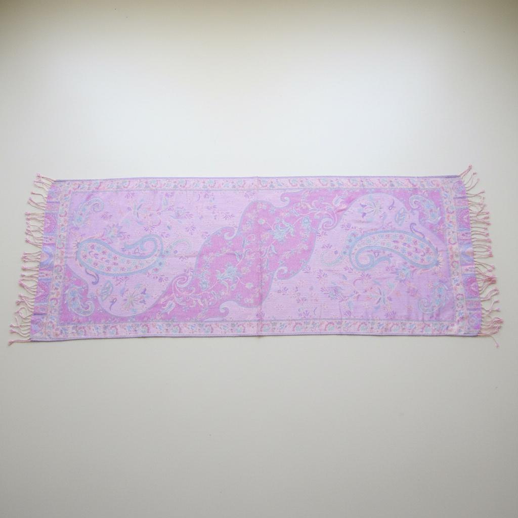 Soft Pashmina Shawl & Scarf for Women, Jacquard Brocade, Lightweight Blanket Shawl