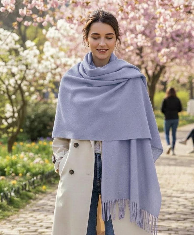 22 Colors - Blanket Scarf and Shawl - Super Soft Wool Blend Wrap