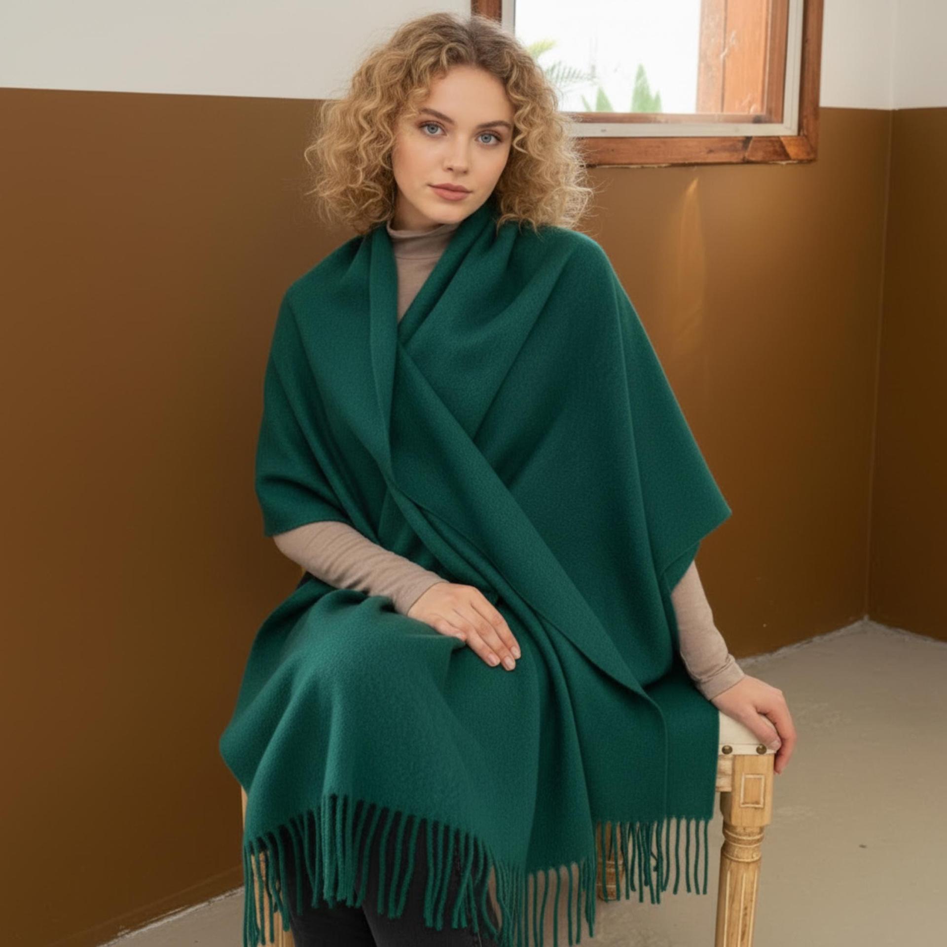 25 Colors - Cashmere Wool Blend - Blanket Scarf and Shawl - Multiple Colors Extra Soft Wrap