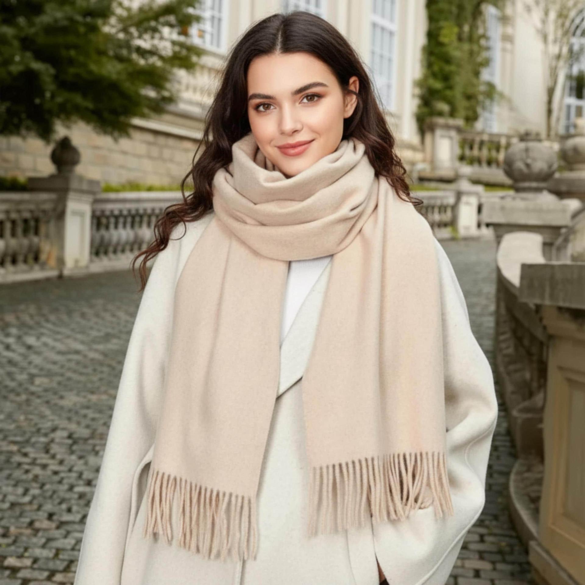 Blanket Shawl - Thick Wide Scarf - Pashmina Super Soft Wrap