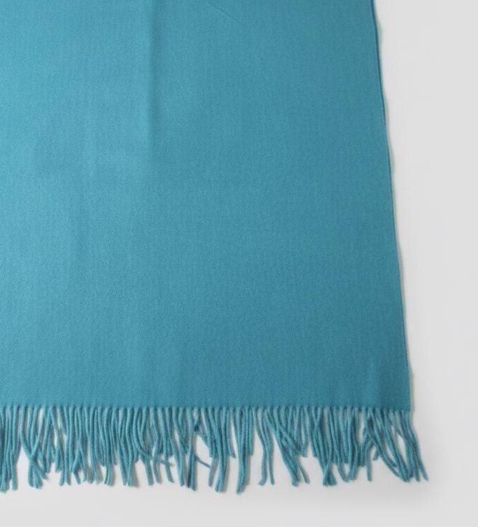 Teal Green Blanket Shawl - Thick Wide Scarf - Super Soft Wrap