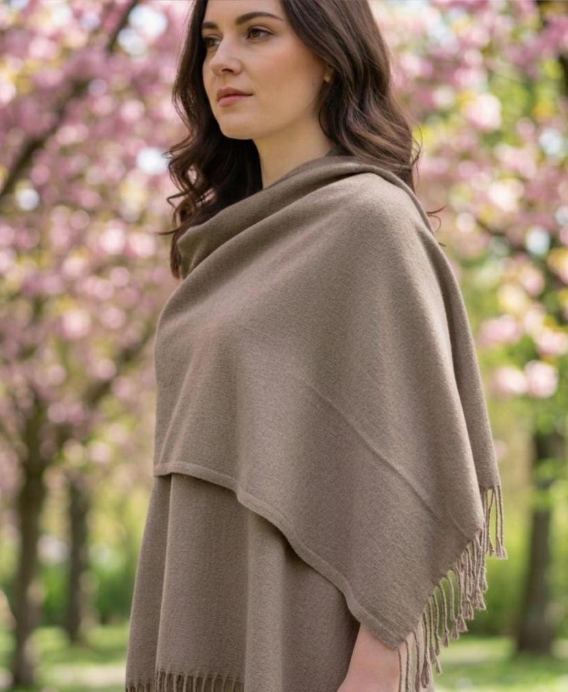 Blanket Shawl - Thick Wide Scarf - Super Soft Wrap
