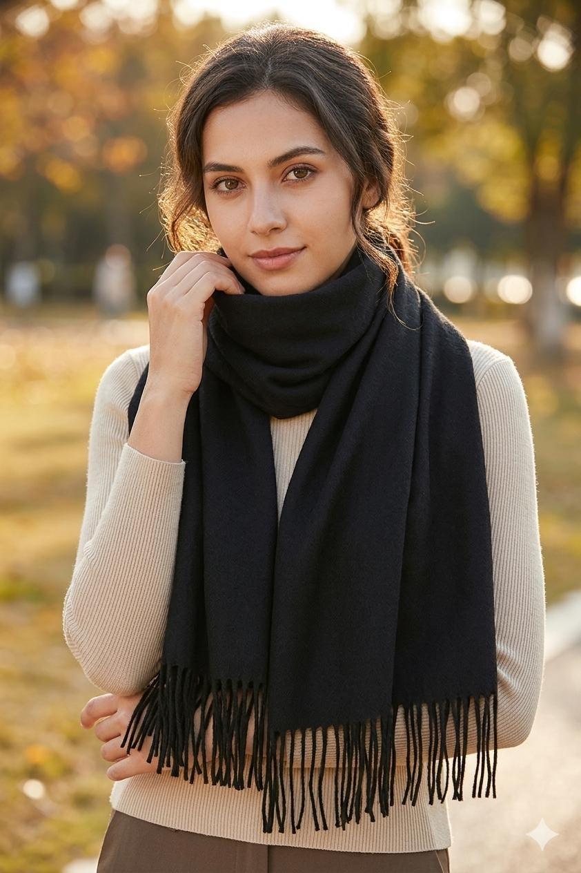Rayon Pashmina, Blanket Shawl, Wide Scarf, Head Wrap