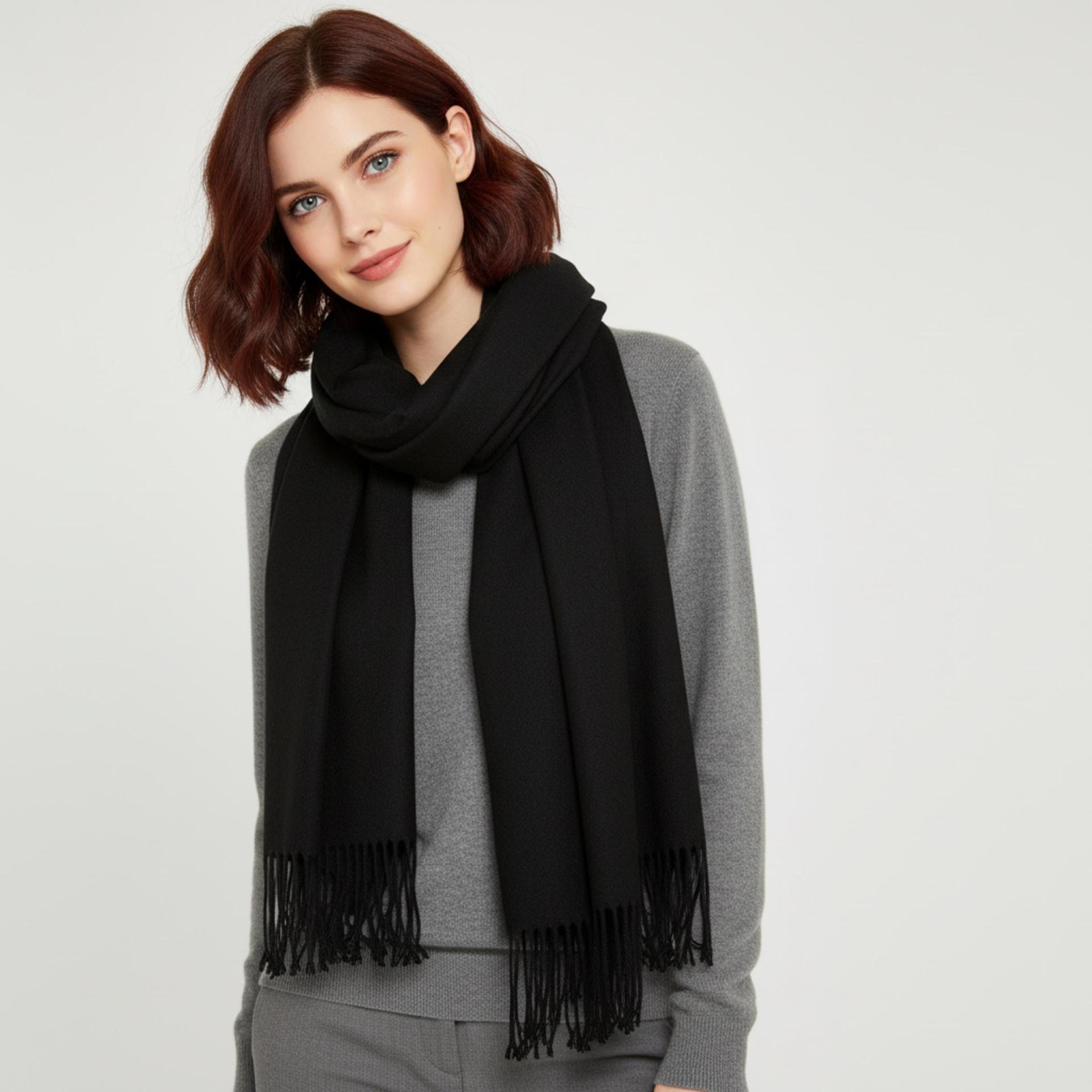 Rayon Pashmina, Blanket Shawl, Wide Scarf, Head Wrap