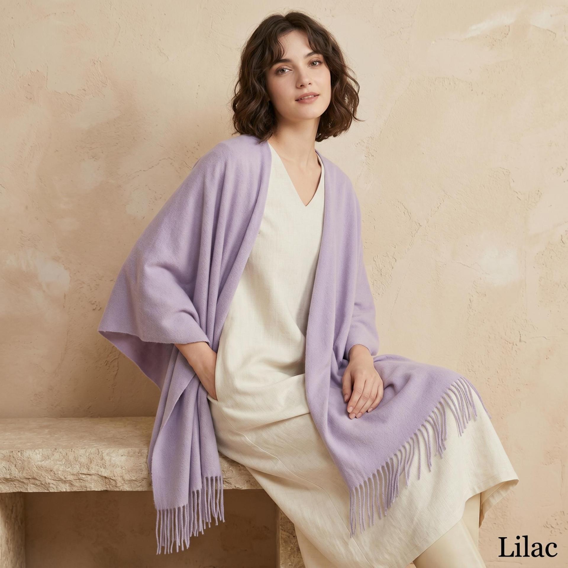25 Colors - Cashmere Wool Blend - Blanket Scarf and Shawl - Multiple Colors Extra Soft Wrap