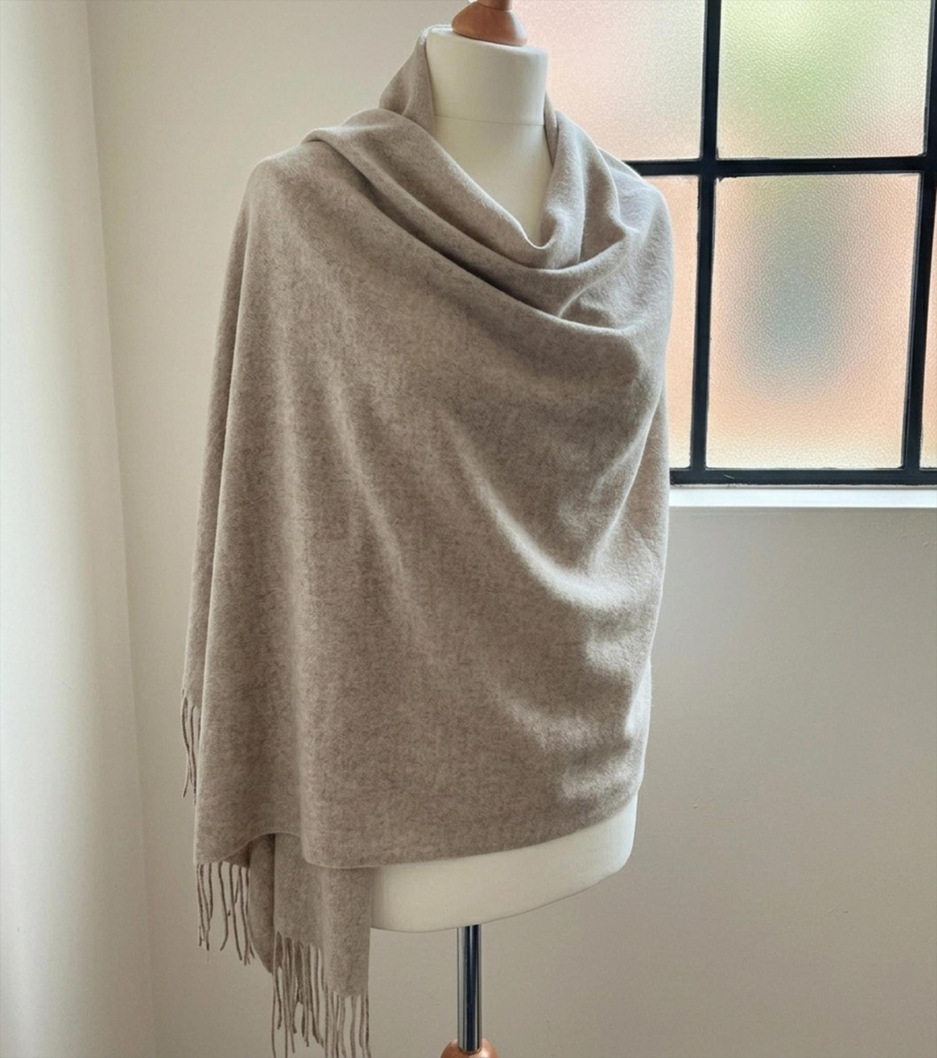 25 Colors - Cashmere Wool Blend - Blanket Scarf and Shawl - Multiple Colors Extra Soft Wrap