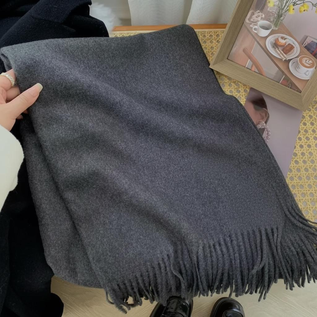 20 Colors - Blanket Scarf and Shawl - Super Soft Wool Blend Wrap