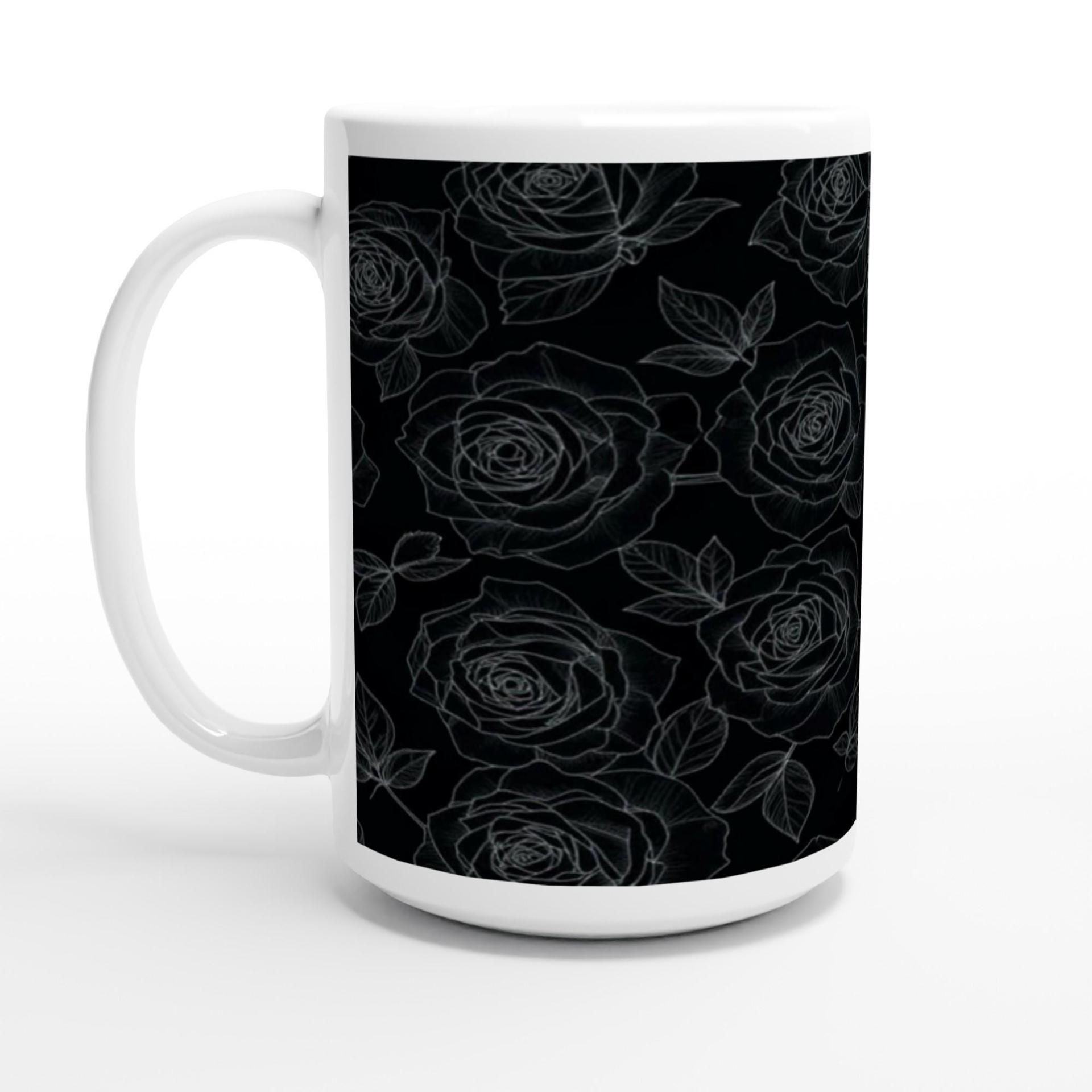 Floral Cups -  Large and Small Ceramic Mugs