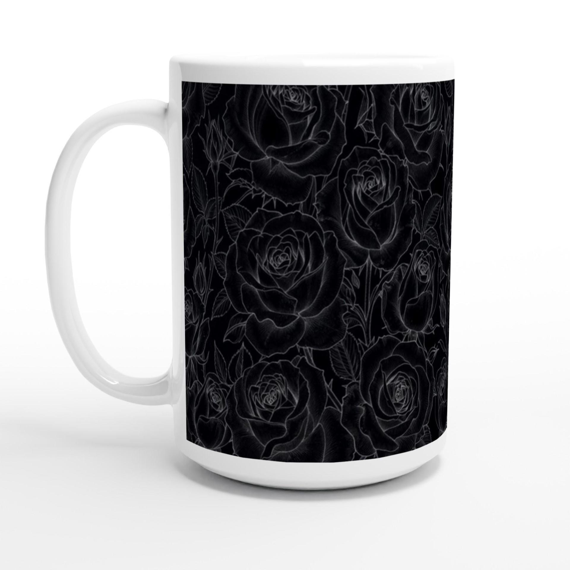 Roses - Floral Cups -  Large and Small Ceramic Mugs