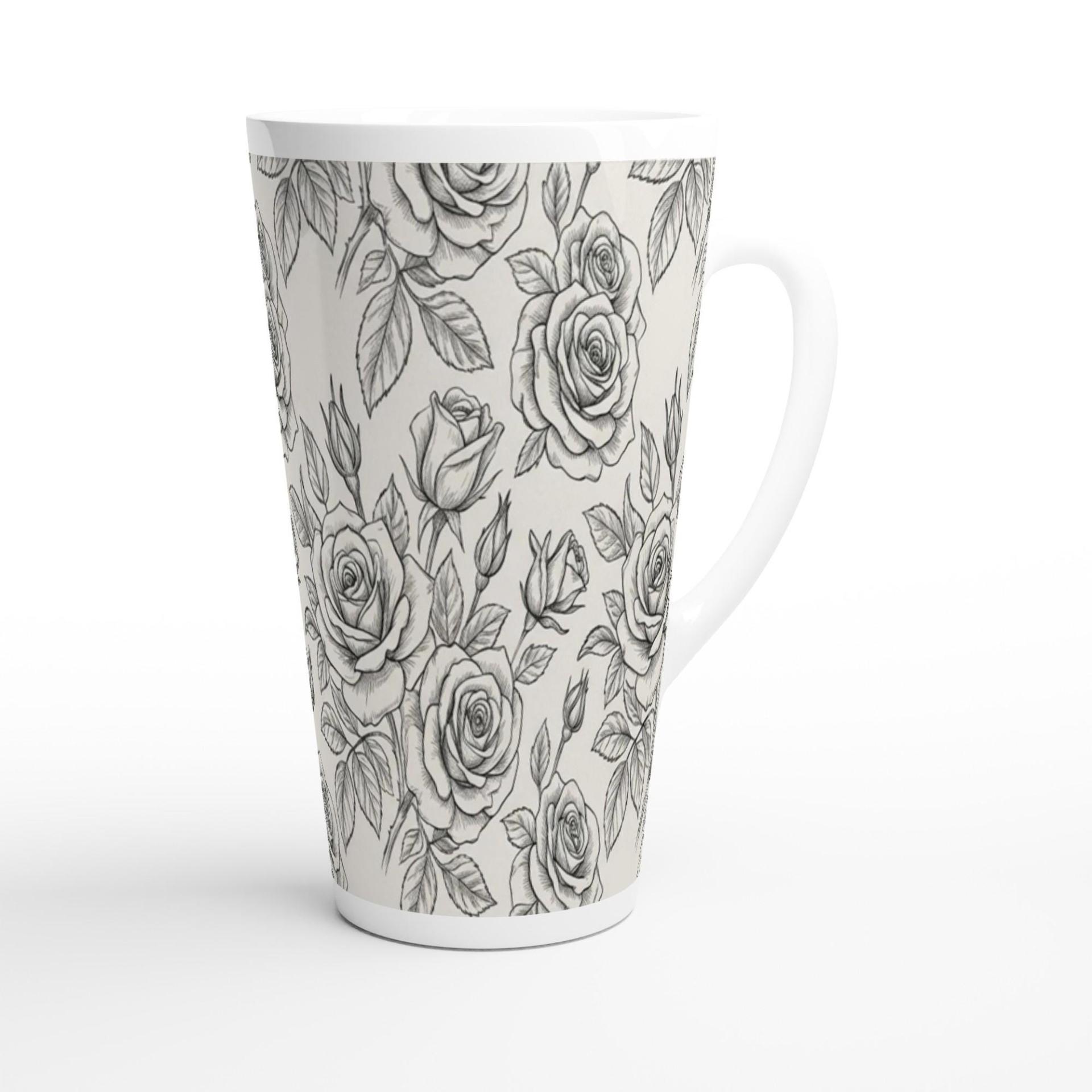 Latte 17oz Ceramic Mug - Coffee or Tea Cup, Extra Tall