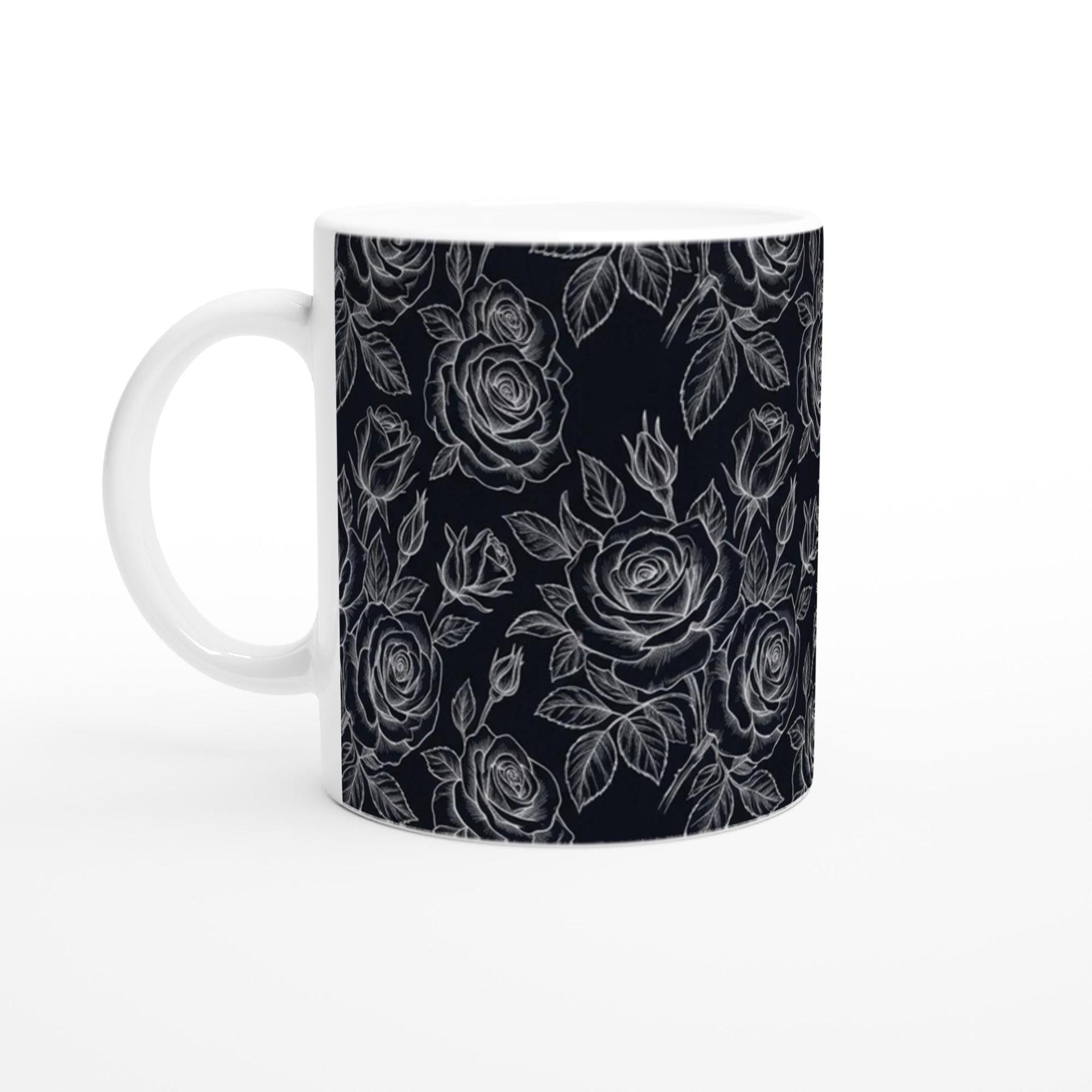 Roses - Floral Cups -  Large and Small Ceramic Mugs