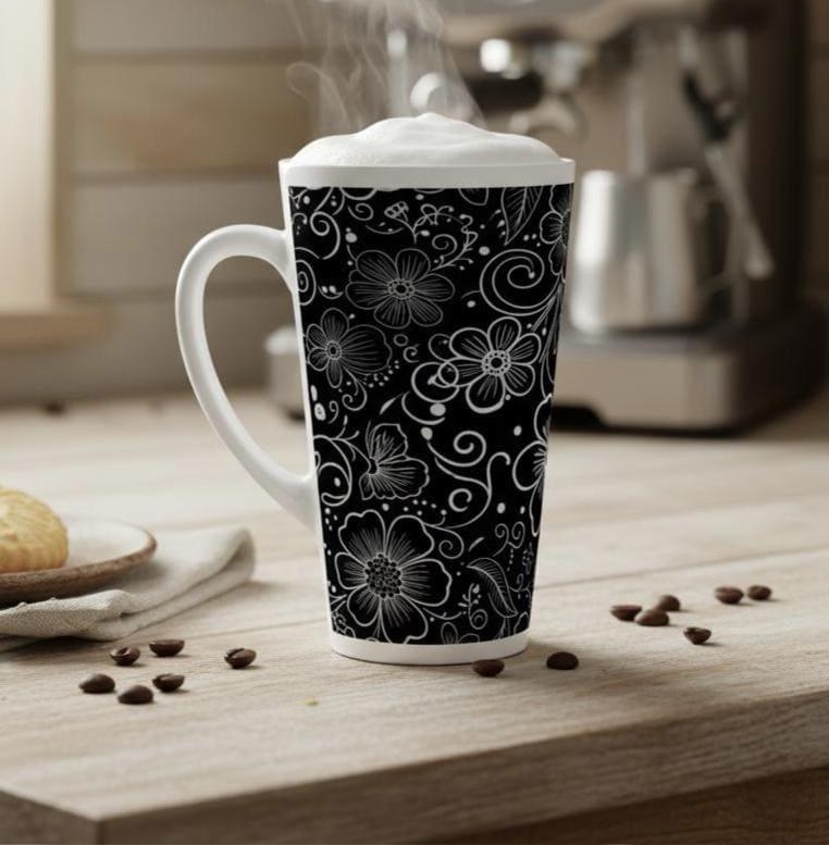Latte 17oz Ceramic Mug - Coffee or Tea Cup, Extra Tall
