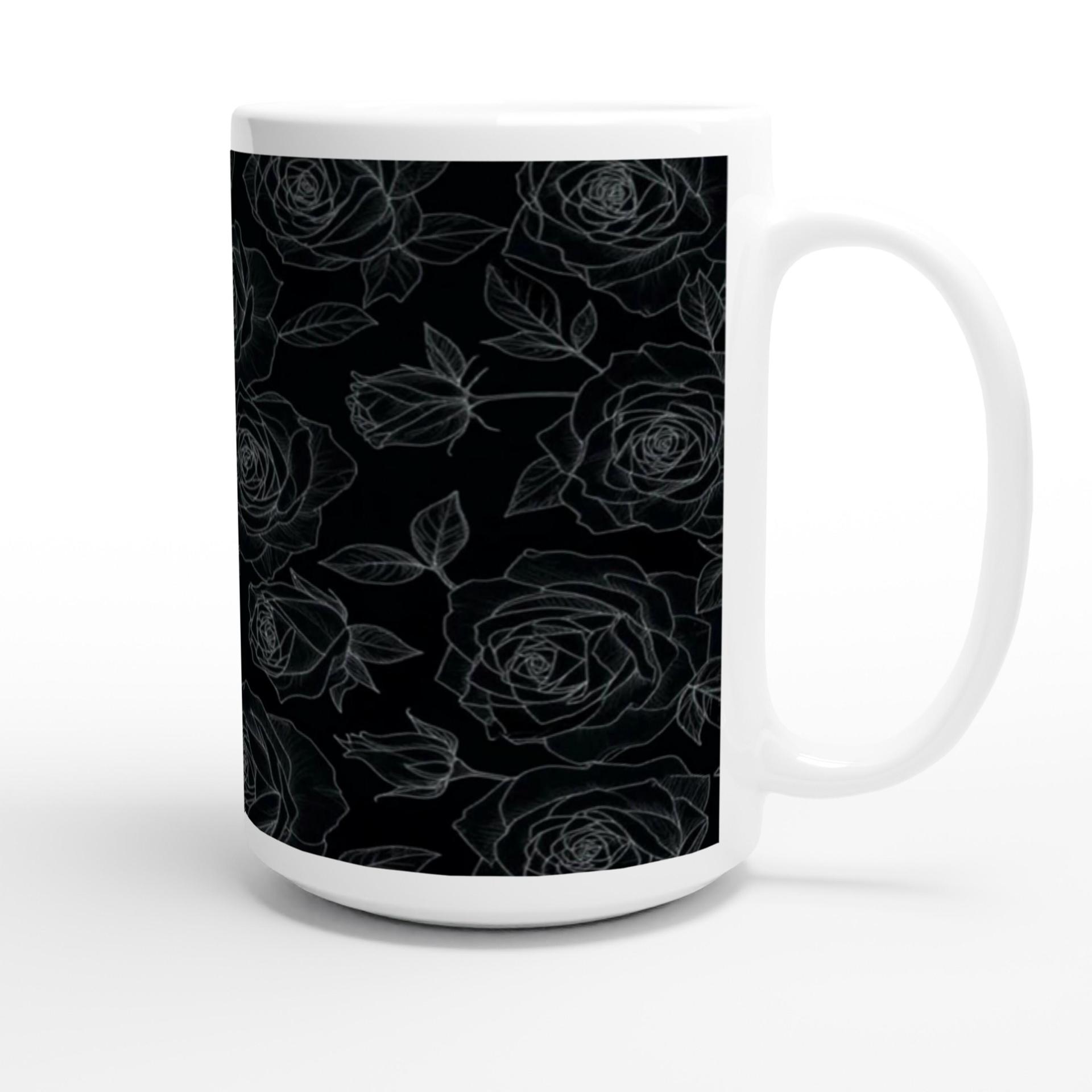 Floral Cups -  Large and Small Ceramic Mugs