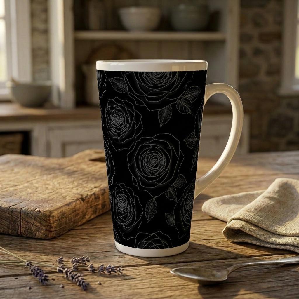 Latte 17oz Ceramic Mug - Coffee or Tea Cup, Extra Tall