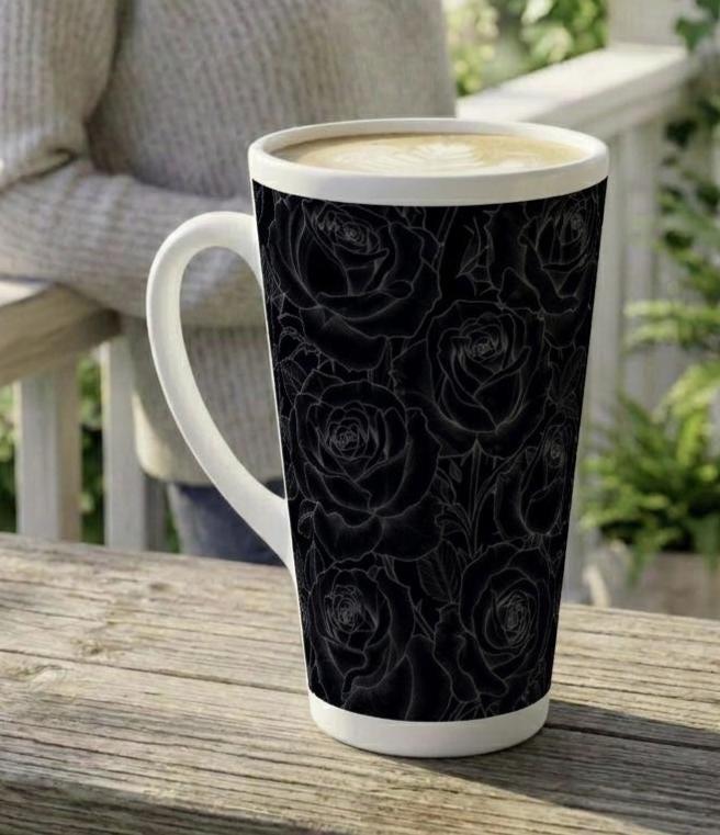 Latte 17oz Ceramic Mug - Coffee or Tea Cup, Extra Tall
