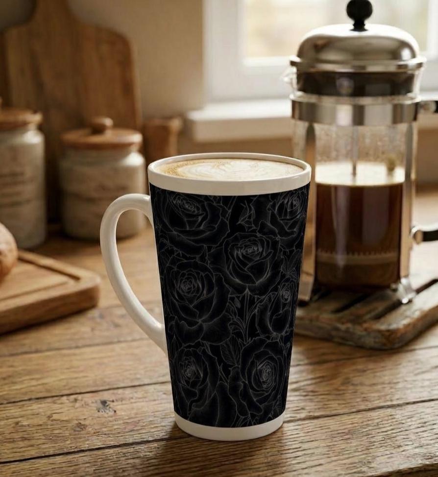 Latte 17oz Ceramic Mug - Coffee or Tea Cup, Extra Tall