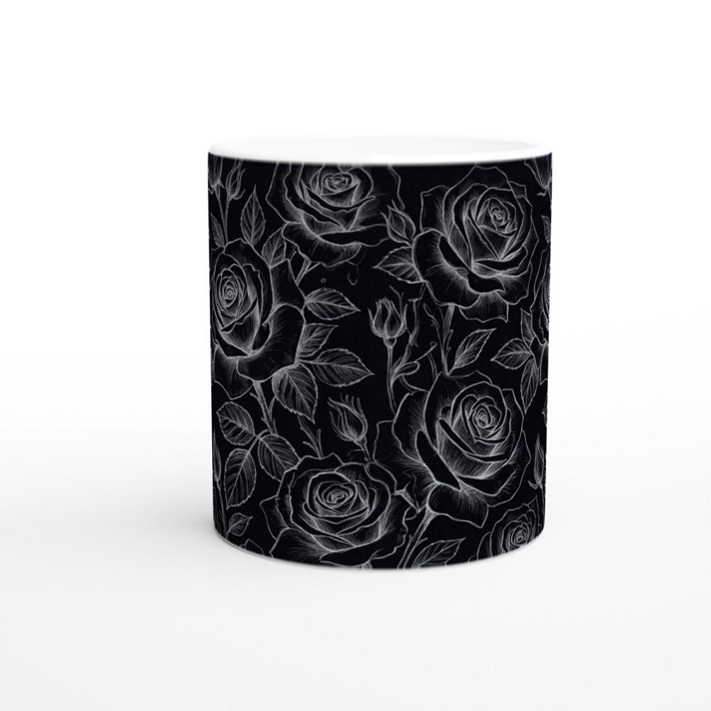 Roses - Floral Cups -  Large and Small Ceramic Mugs