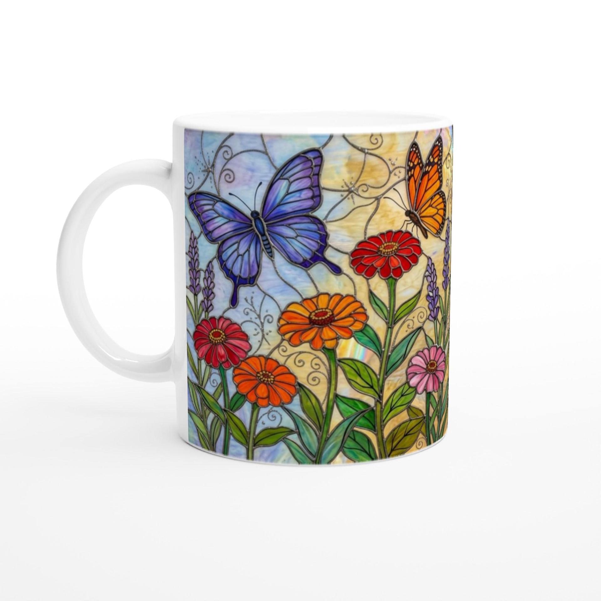 Butterfly Cups, Large and Small Mug Set
