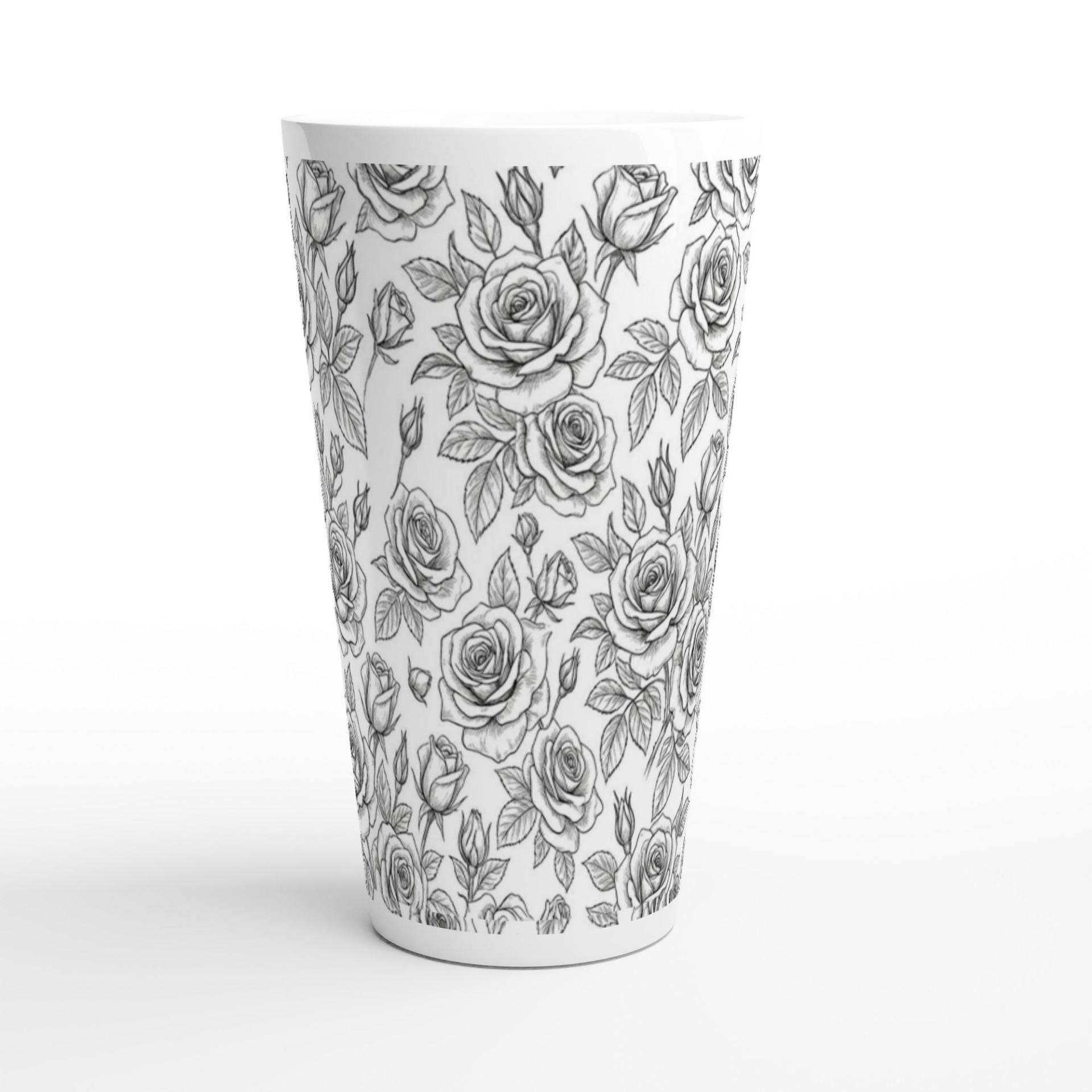 Latte 17oz Ceramic Mug - Coffee or Tea Cup, Extra Tall