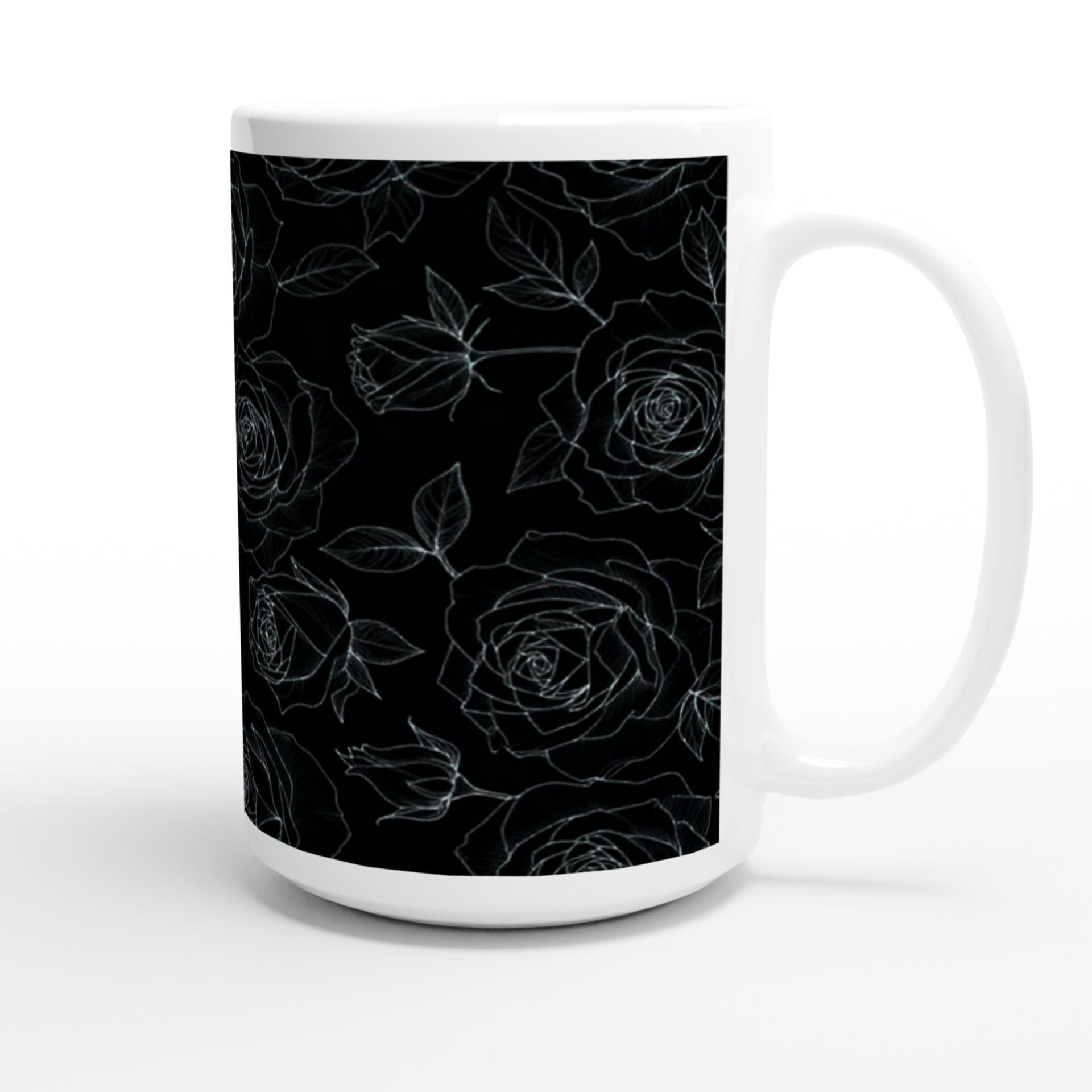 Floral Cups -  Large and Small Ceramic Mugs