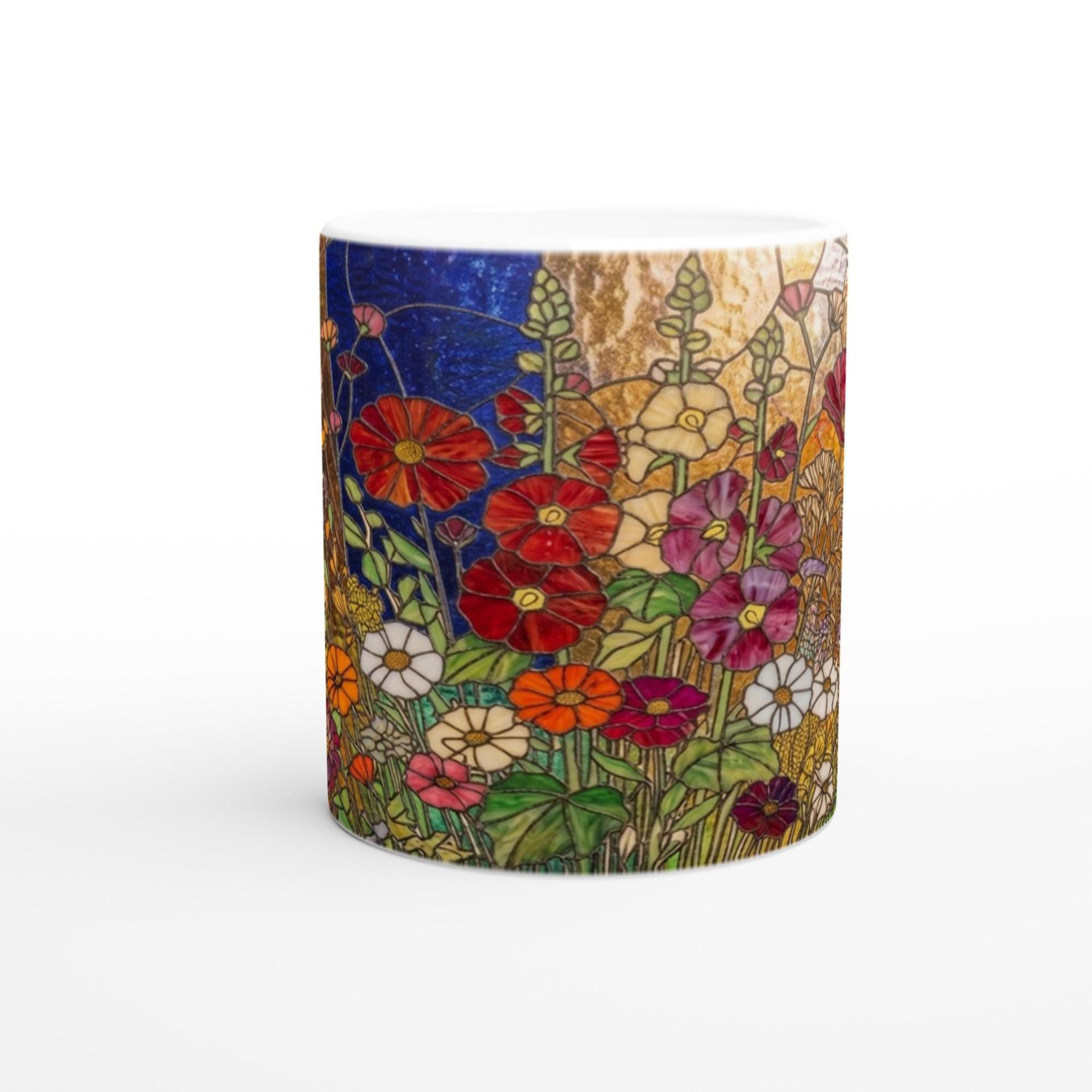 Floral Cups -  Large and Small Ceramic Mugs