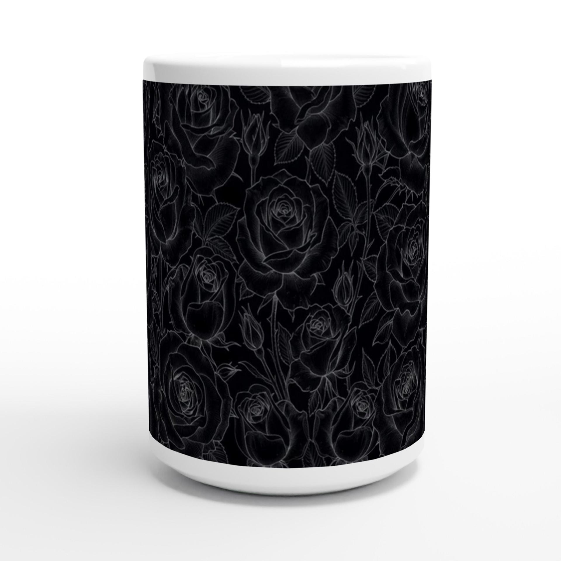 Roses - Floral Cups -  Large and Small Ceramic Mugs
