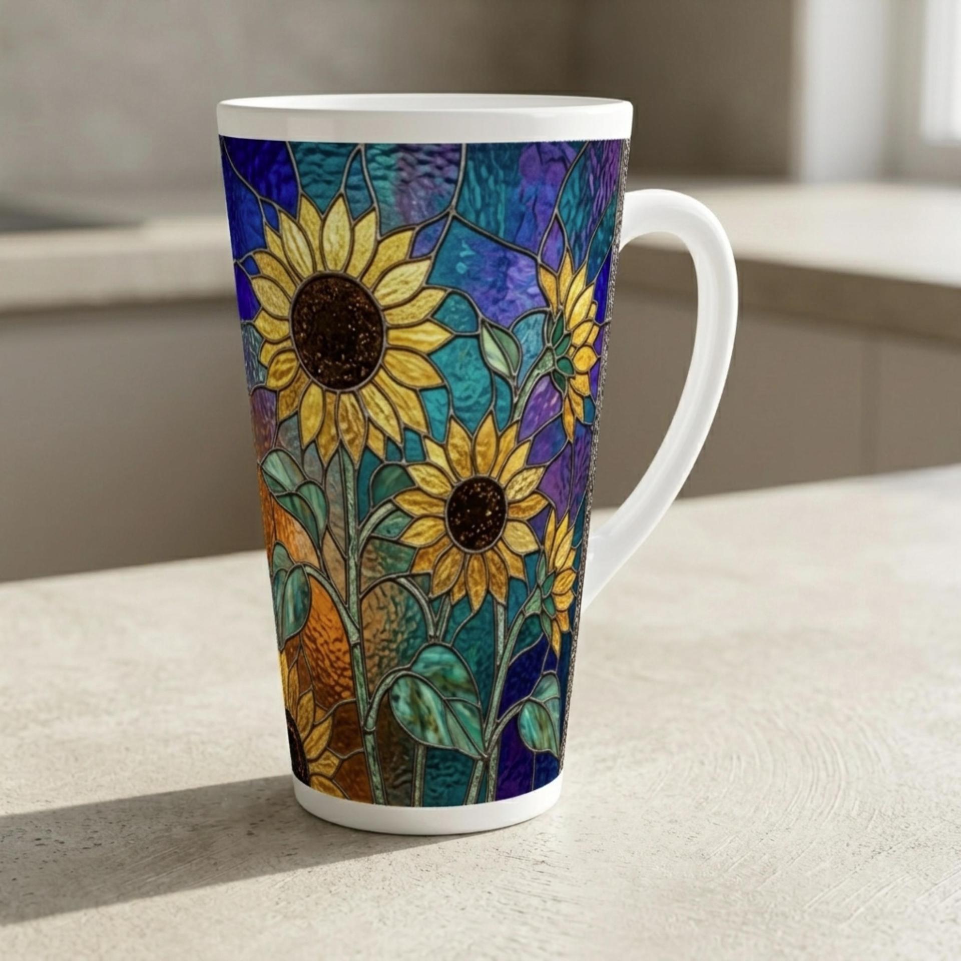 Latte 17oz Ceramic Mug - Coffee or Tea Cup, Extra Tall