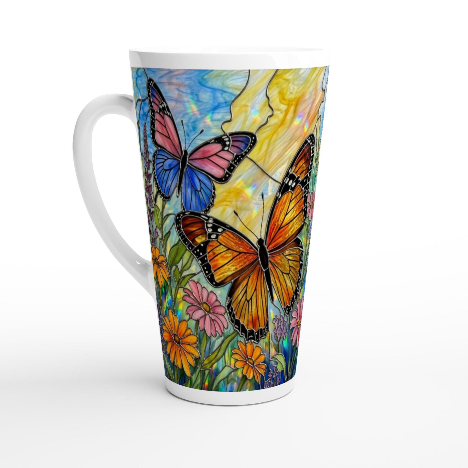 Latte 17oz Ceramic Mug - Coffee or Tea Cup, Extra Tall