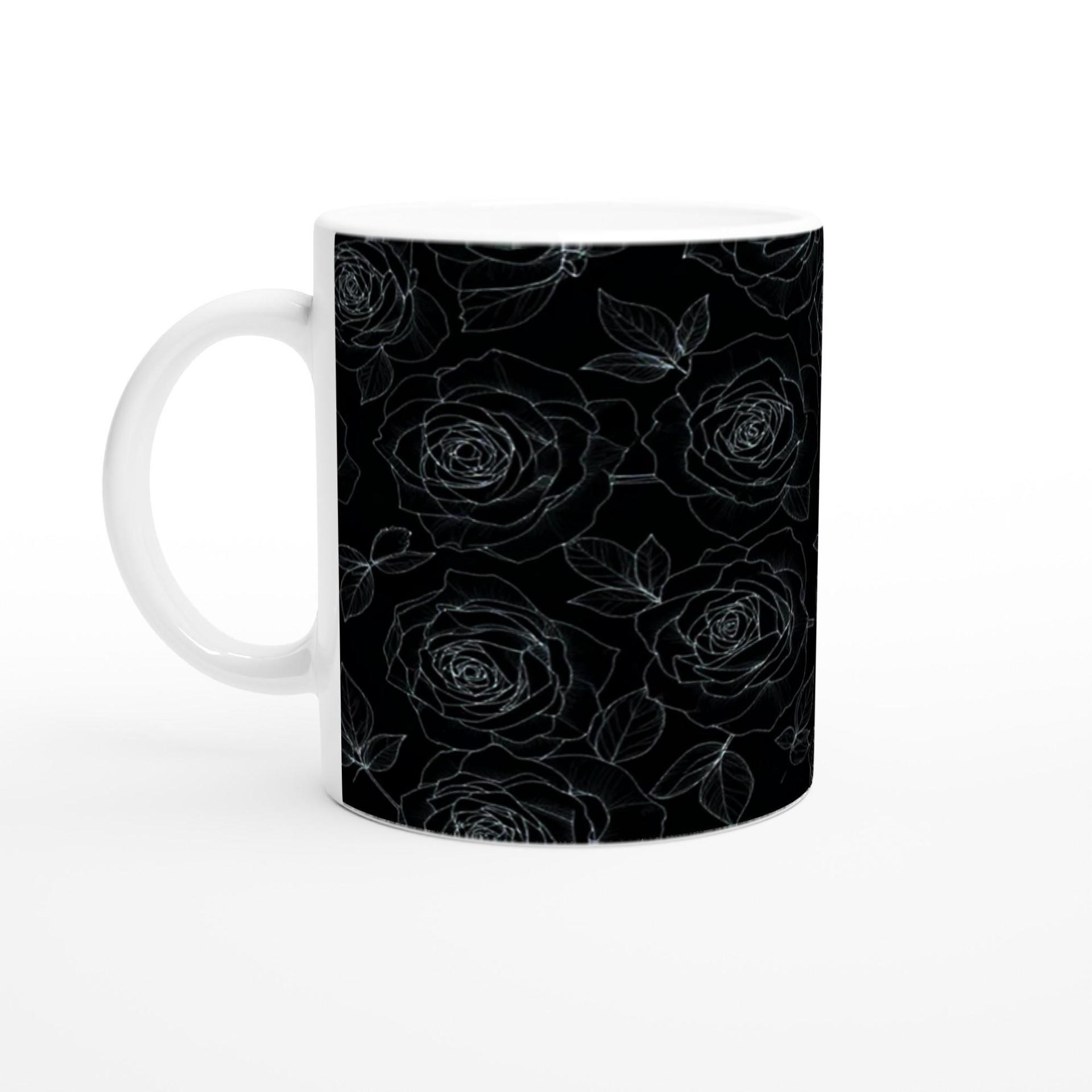 Floral Cups -  Large and Small Ceramic Mugs
