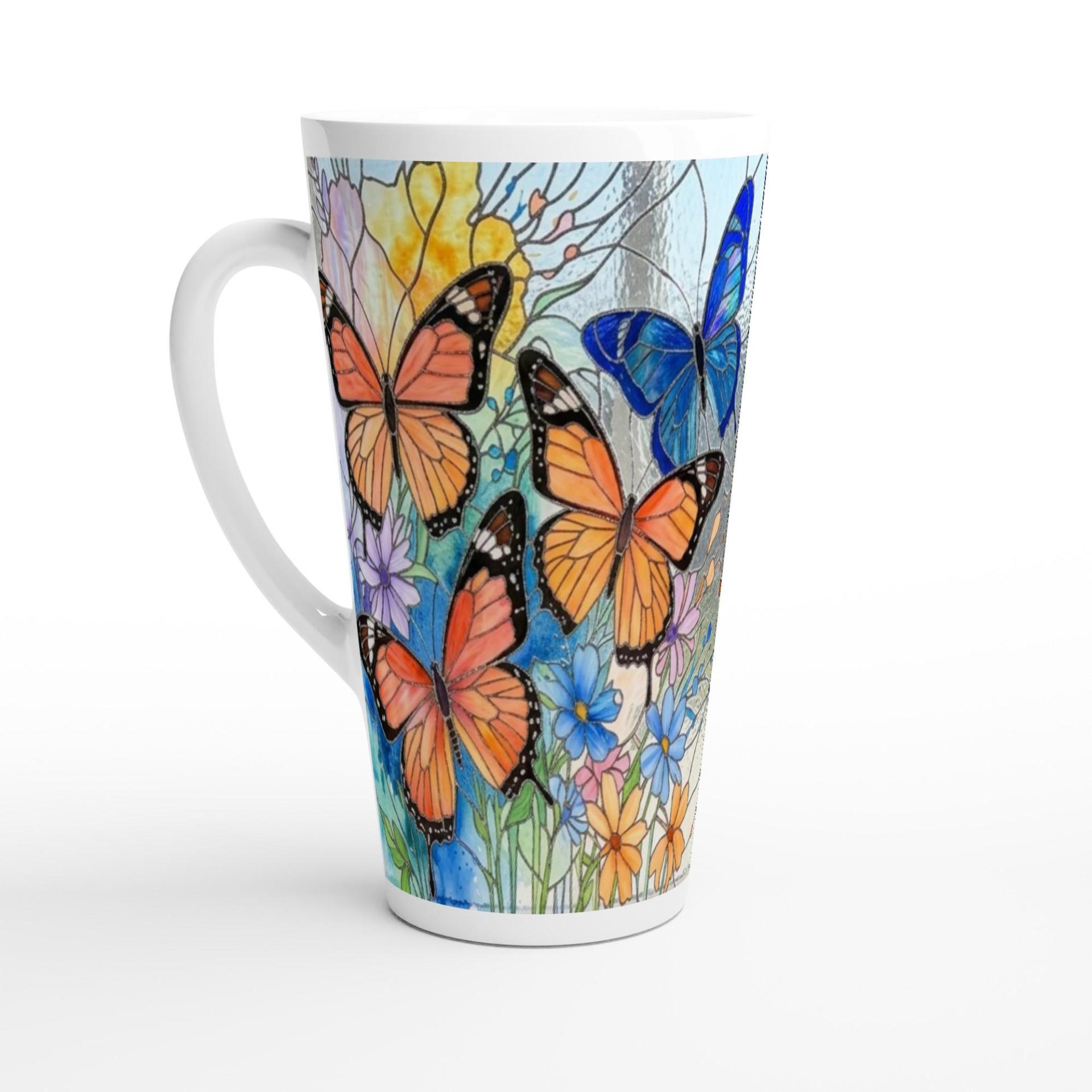 Latte 17oz Ceramic Mug - Coffee or Tea Cup, Extra Tall