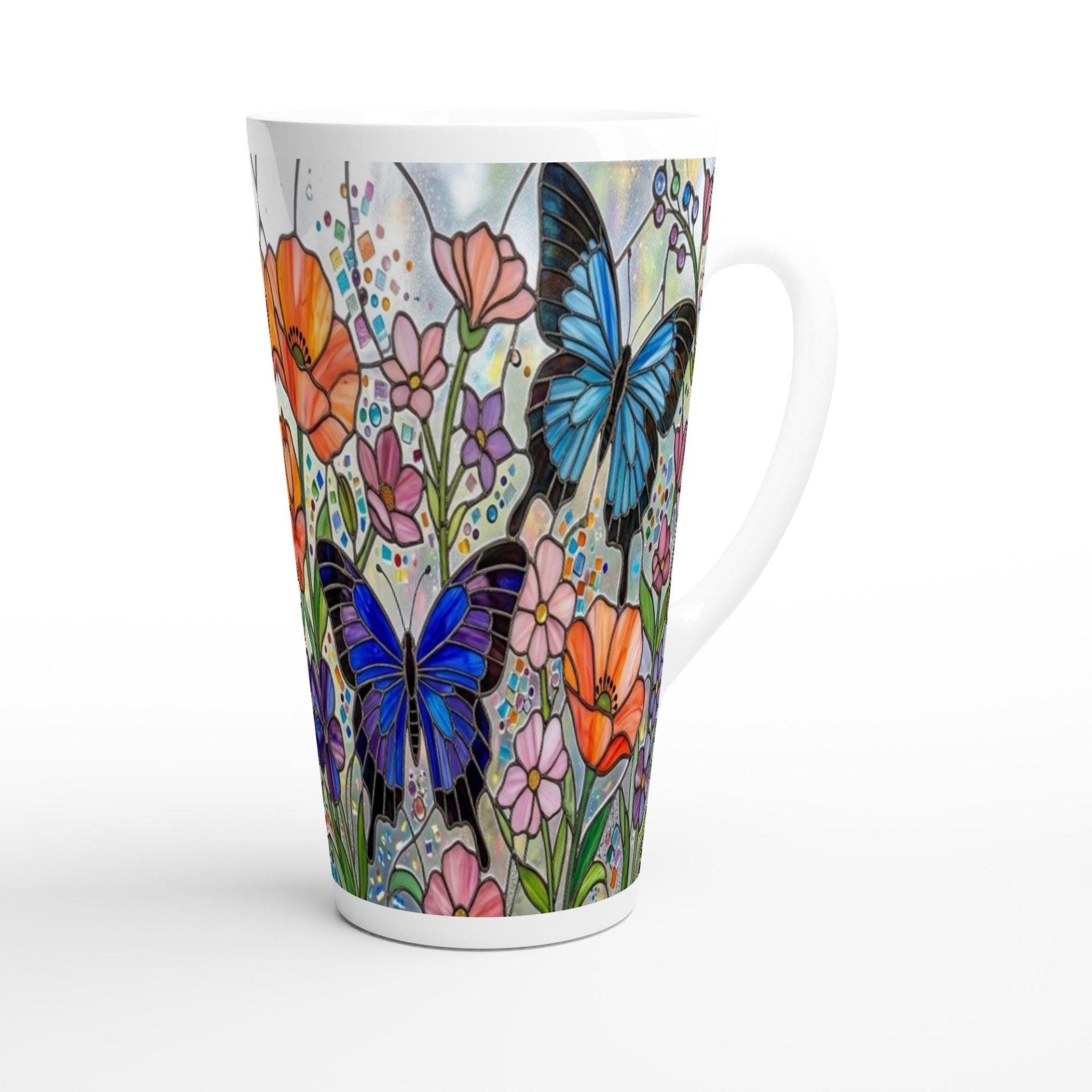 Latte 17oz Ceramic Mug - Coffee or Tea Cup, Extra Tall