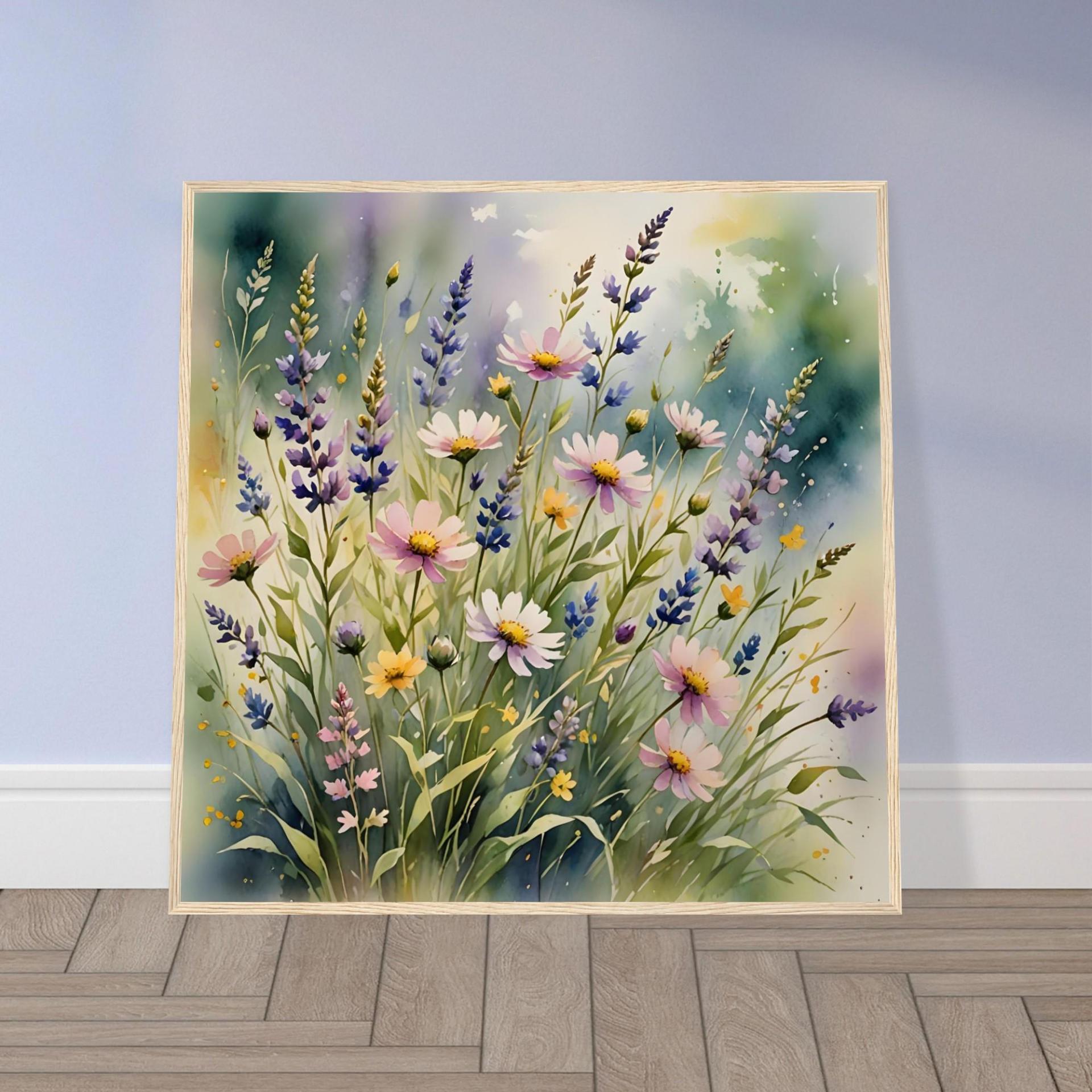Floral Print - Framed or Unframed - Original Art - Print on Paper