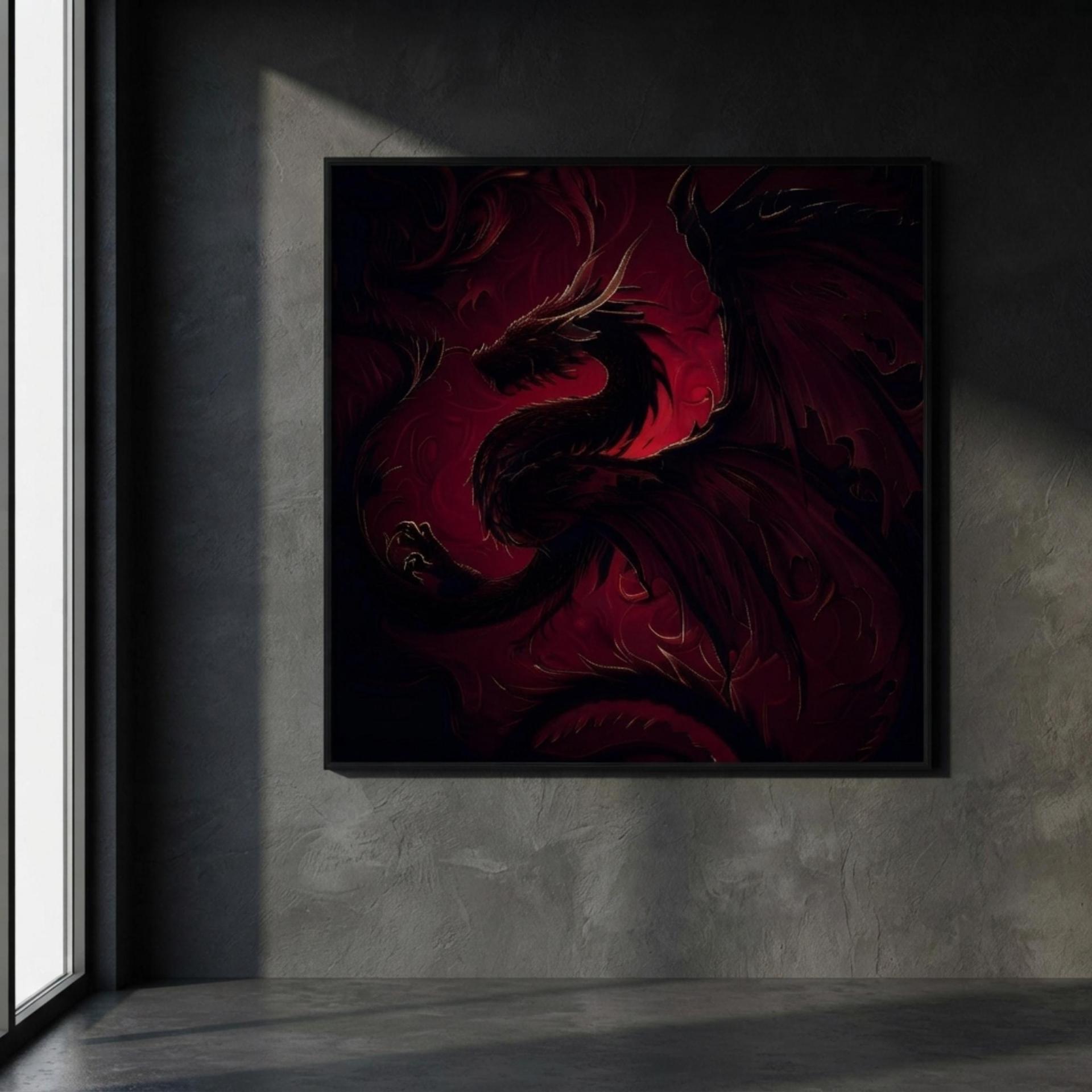 Dragon Print - Framed or Unframed - Original Art - Print on Paper