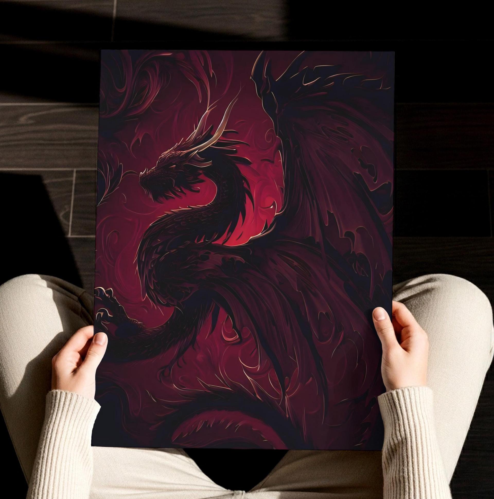 Dragon Print - Framed or Unframed - Original Art - Print on Paper